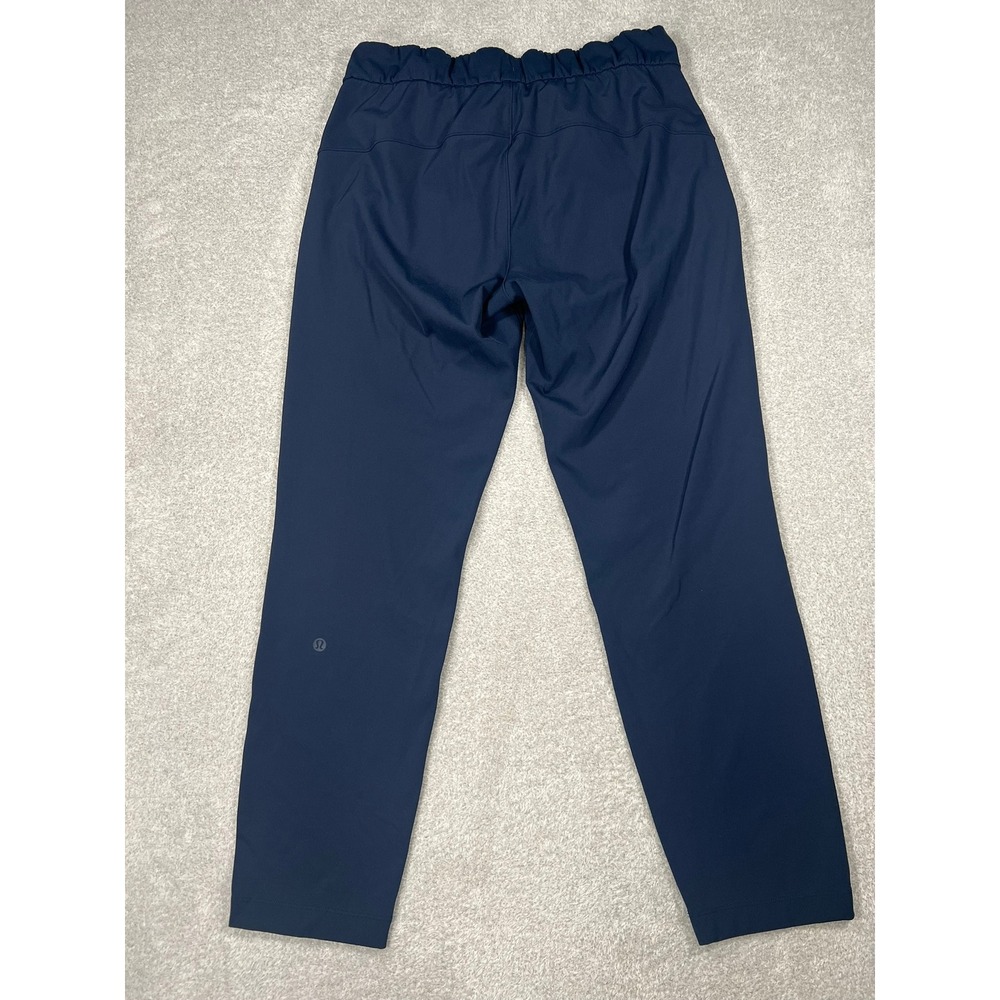 Lululemon On The Fly 7/8 Pant 25 True Navy Luxtreme Jogger Trouser Size 6 Sporty - Picture 7 of 9